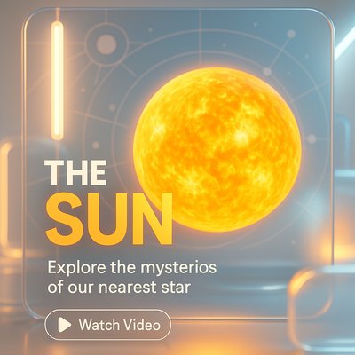Promotional Graphic for Sun Exploration Video