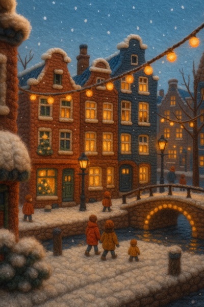 Winter in Amsterdam: A Cozy Knit Scene