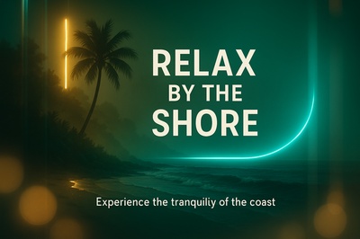 Neon Misty Bay - Relax by the Shore