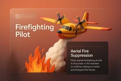 Firefighting Pilot in Action: Aerial Fire Suppression Techniques