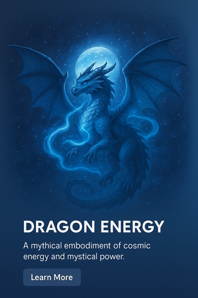 Majestic Dragon Embodying Cosmic Energy in Celestial Setting