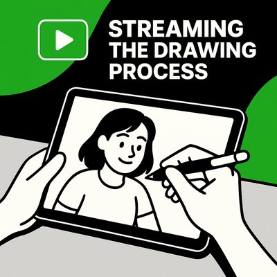 Digital Art Streaming Promotion with Engaging Visuals