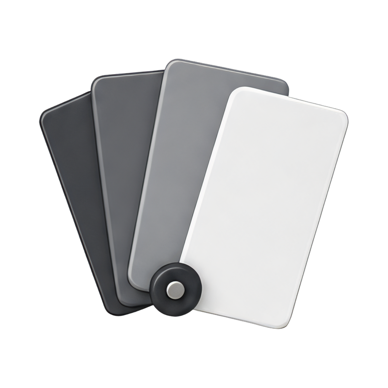 Essential gray card set
