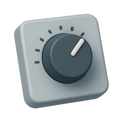 Realistic Control Knob Graphic for User Interfaces