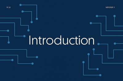 Modern Tech-Inspired Cover Design with Circuit Patterns