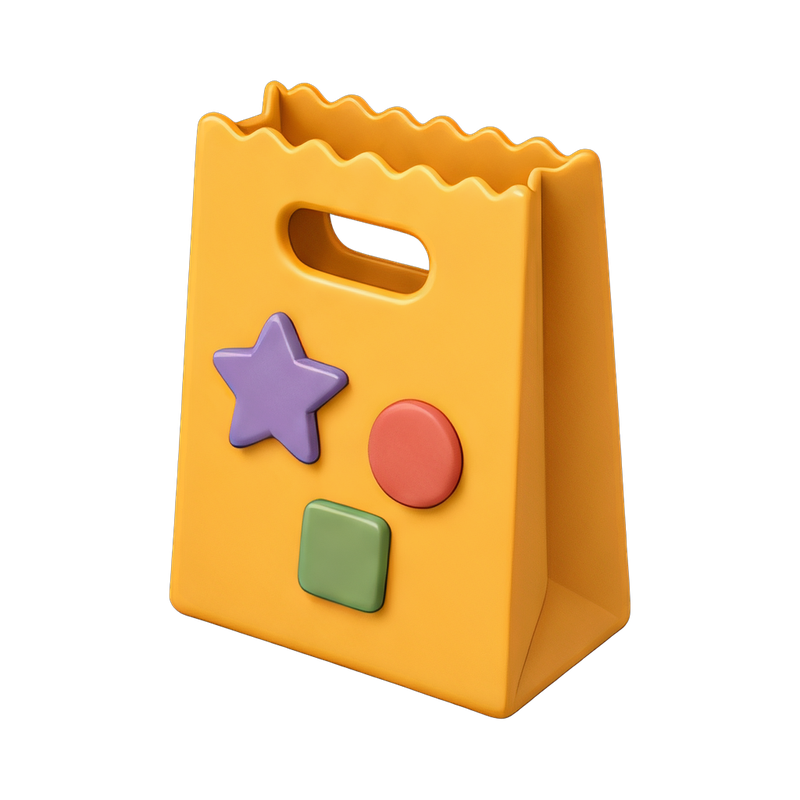 colorful gift goodie bag