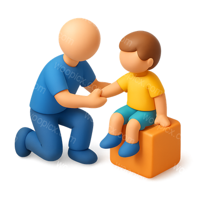 3D Icon Representing Early Intervention Assistance