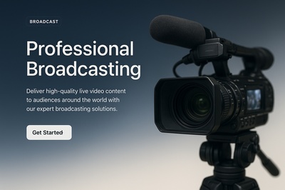 High-Definition Web Design for Broadcasting