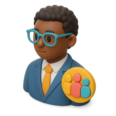 3D Inclusion Icon Representing Diversity and Inclusion Efforts
