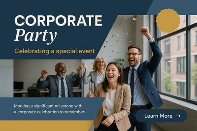 Corporate Celebration: Engaging Business Event Atmosphere