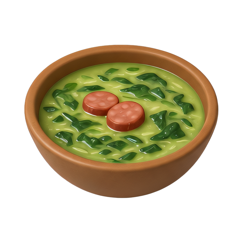 caldo verde soup bowl