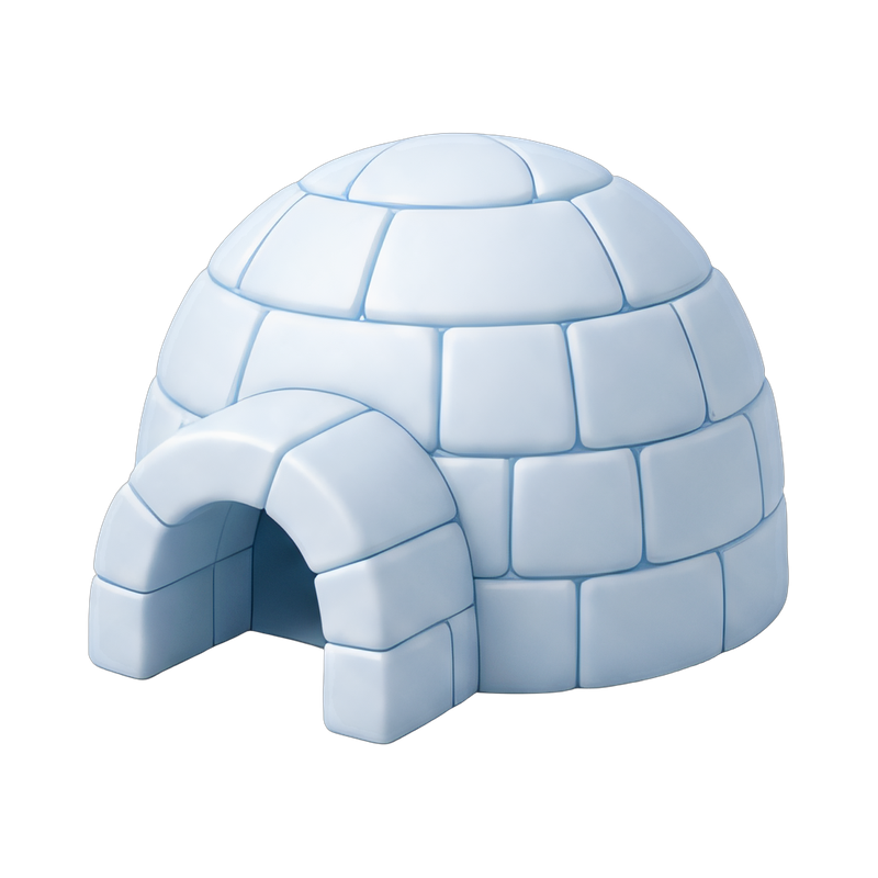 cozy igloo dome interior