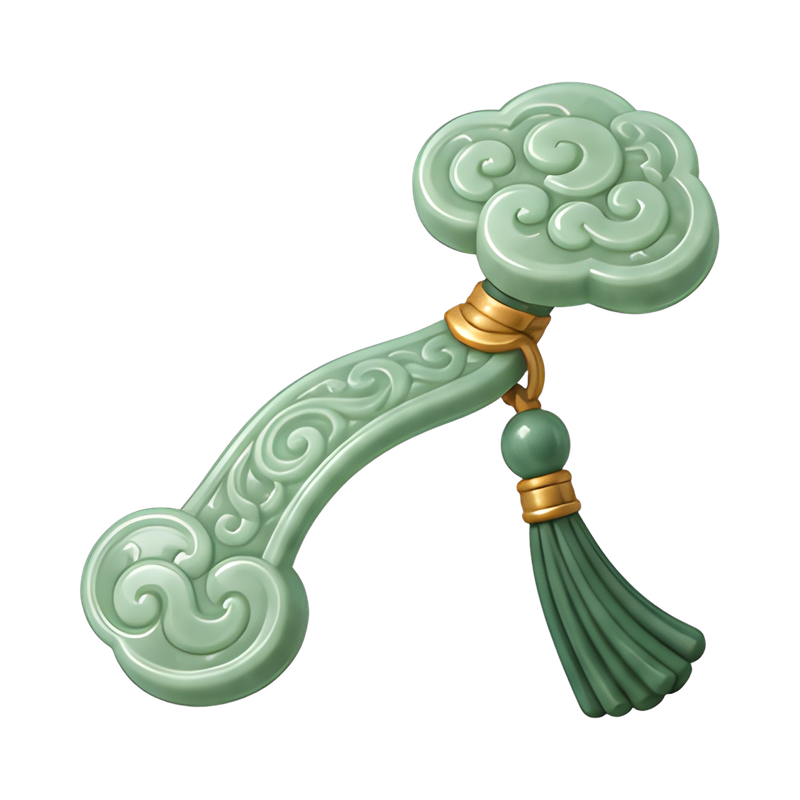 good luck scepter in jade