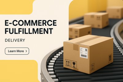 E-commerce Fulfillment Automation in a Modern Warehouse Setting