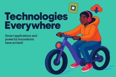 Dynamic Vector Illustration of Technology and Innovation