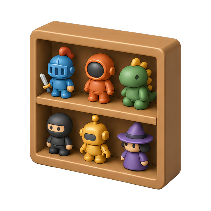 display shelf for collectibles