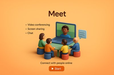 Engaging 3D Scene of Virtual Meeting