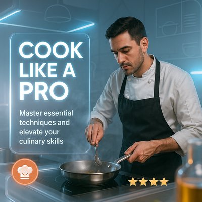 Culinary Skills Promotion with Professional Chef
