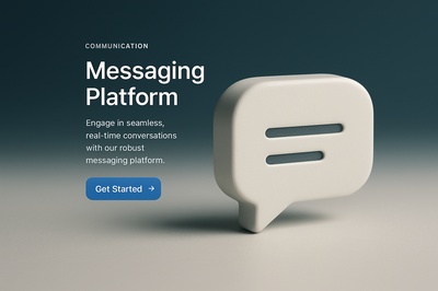 Stylish Chat Bubble Icon Design for Messaging Platforms