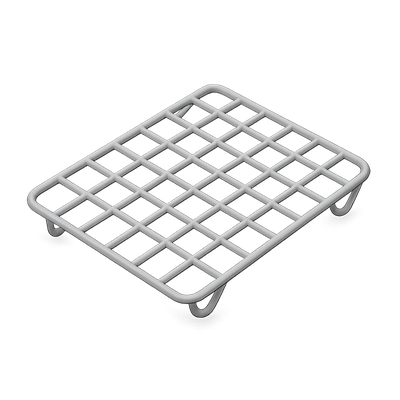 Three-Dimensional Cooling Rack Icon with Isometric View