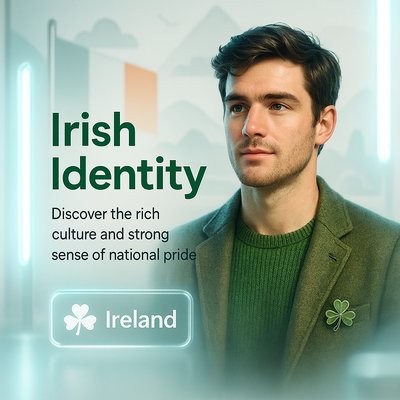 Promotional Image Highlighting Irish Identity and Culture