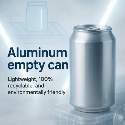 Promotional Image Highlighting Recyclable Aluminum Can