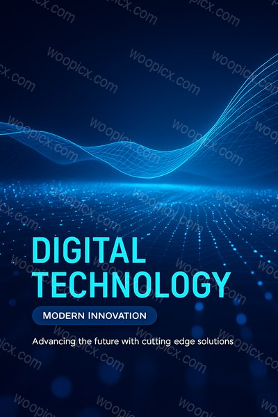Futuristic Digital Technology Concept with Modern Innovation Theme