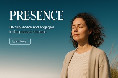 Stylish Web Page Design Focused on Presence