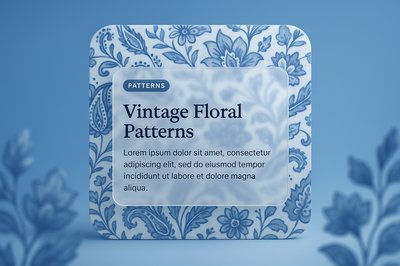 Vintage Floral Patterns Seamless Background Design