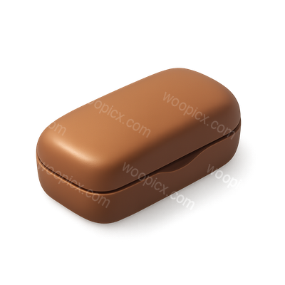 Stylish 3D Sunglasses Case Icon in Isometric View