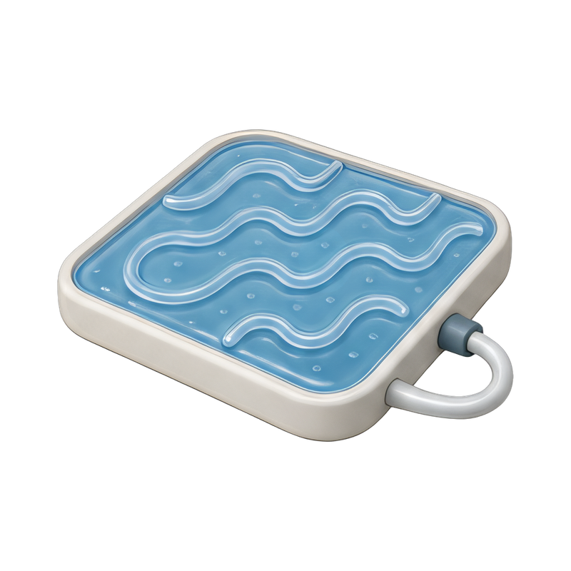 Cooling water tube mattress topper