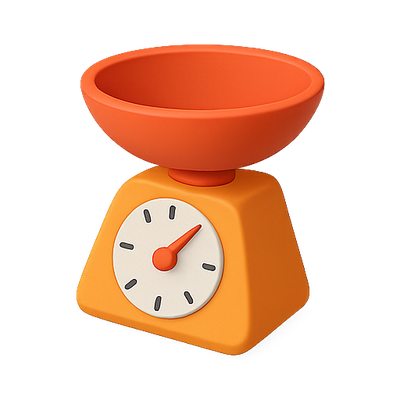 Colorful Kitchen Scale in Modern Design