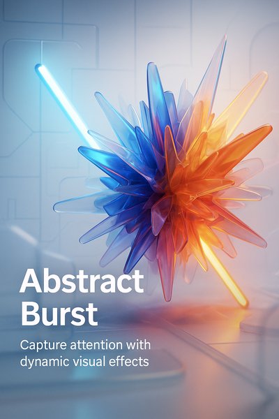 Dynamic Abstract Visual Effects Illustration