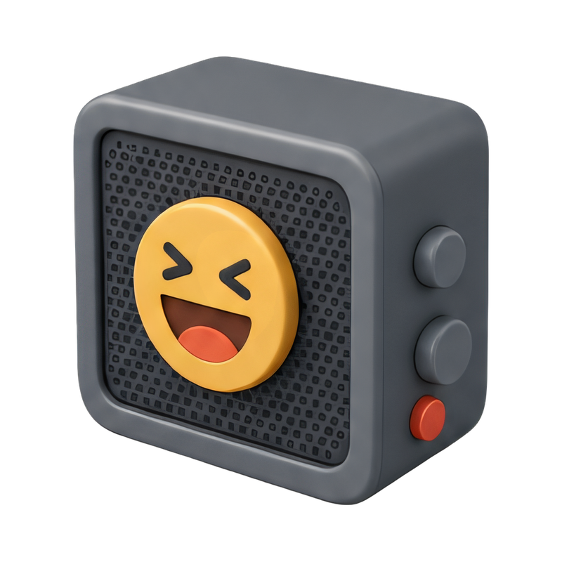 dynamic laugh track speaker