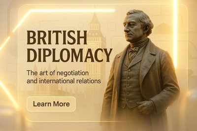 Promotional Image Highlighting British Diplomacy and Negotiation