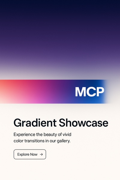 Stylish Gradient Background with MCP Logo Showcase