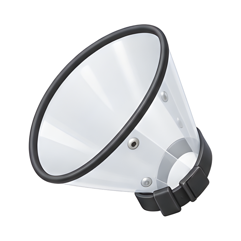 clear plastic e-collar for pets