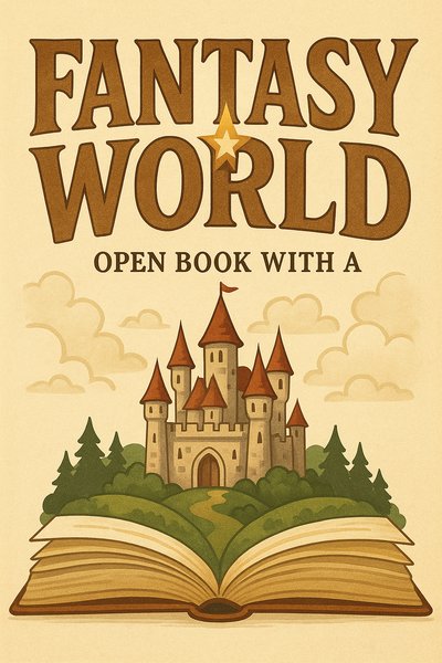 Illustrative Cover Design for Fantasy Book