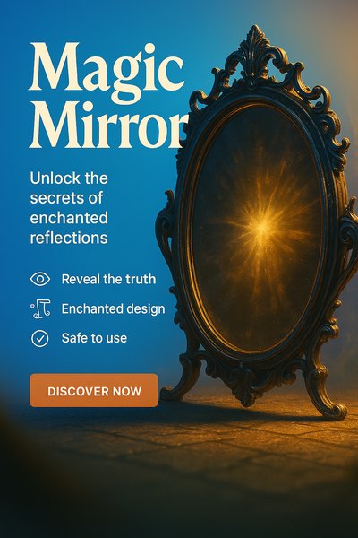 Dynamic Magic Mirror Design with Enchanted Reflections
