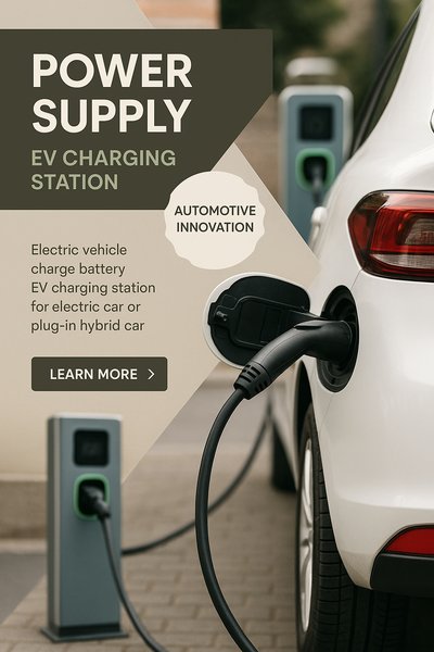 Electric Vehicle Charging Station: Power Supply for EVs