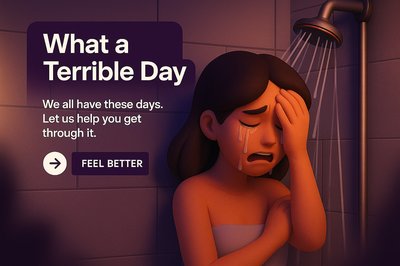 Emotional Support Graphic Illustrating a Tough Day