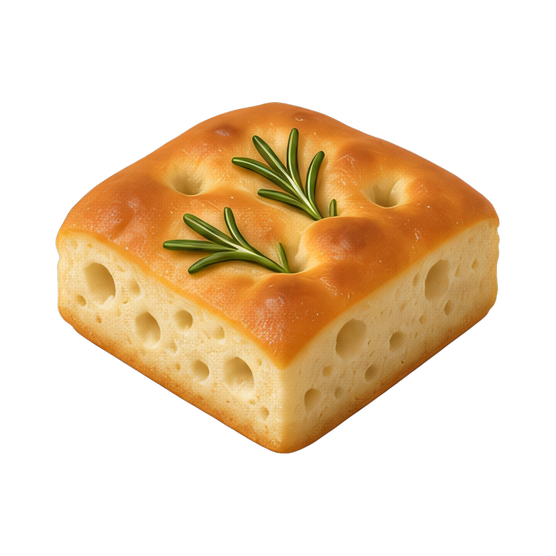 fresh focaccia with rosemary