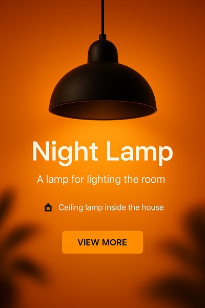 Stylish Night Lamp for Home Lighting Solutions
