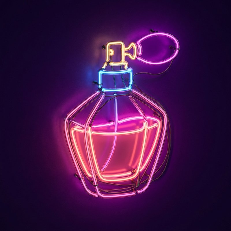 Elegant perfume bottle design