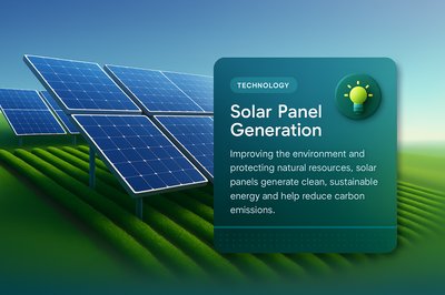 Green Energy and Agriculture: Solar Panel Generation