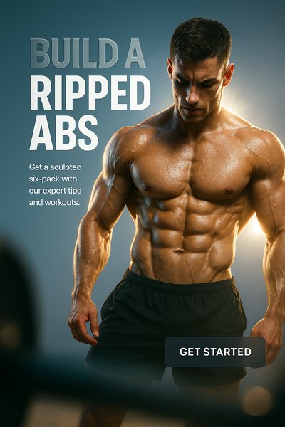 Fitness Motivation Image for Building Ripped Abs