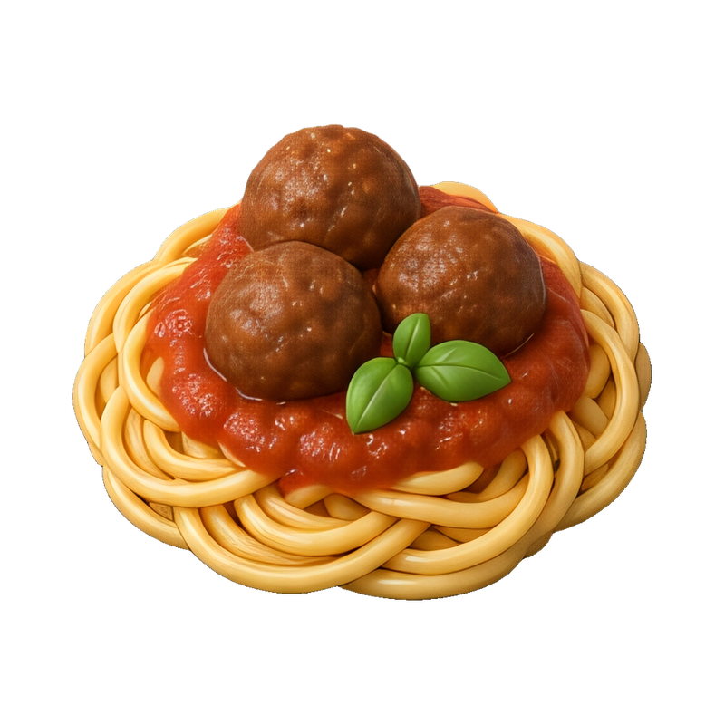 classic spaghetti and meatballs