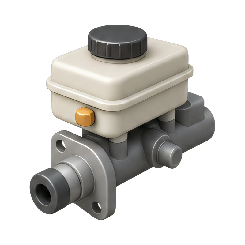 brake master cylinder close-up