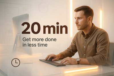 Productivity Enhancement Concept with Time Management Theme