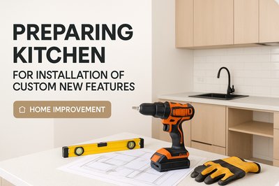 Modern Kitchen Design with Custom Features Preparation